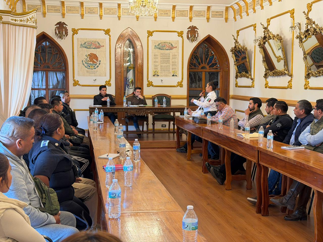 Gobierno de Huamantla refuerza acciones en materia de seguridad con mesa de trabajo interinstitucional